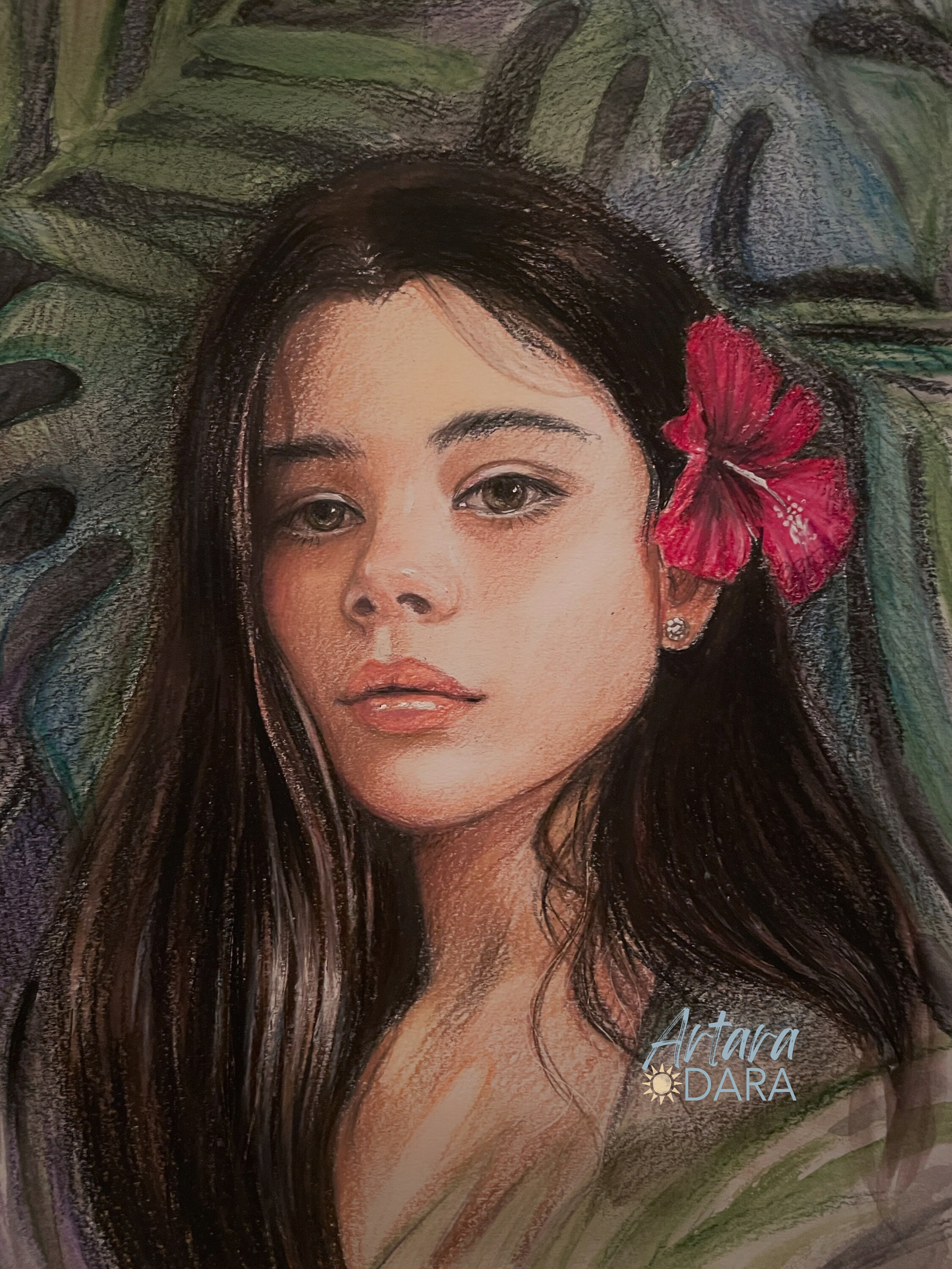 custom-pencil-portrait-kids-portrait-color-pencil-portrait