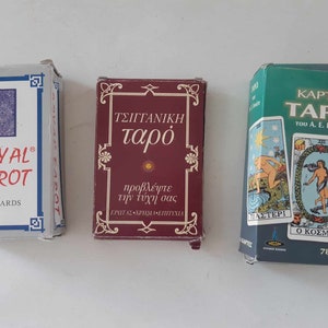 carte dei tarocchi vintage edizione greca, mazzo di carte dei tarocchi reali, mazzo di carte dei tarocchi cartomanzia, mazzi di carte dei tarocchi zingari