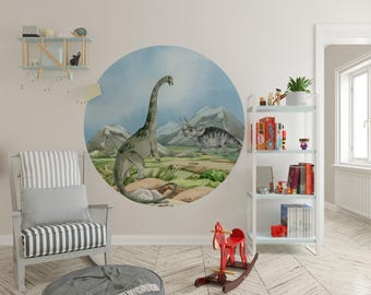 Dinosaurier Wandaufkleber: Kinderzimmer Dekor, Lernaufkleber