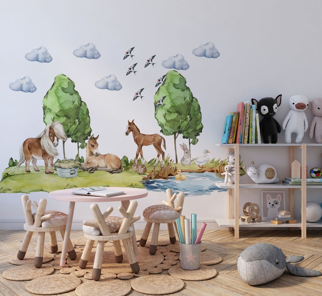 CRASPIRE 8 Sheets 8 Styles Deer Window Stickers Animals Forest...