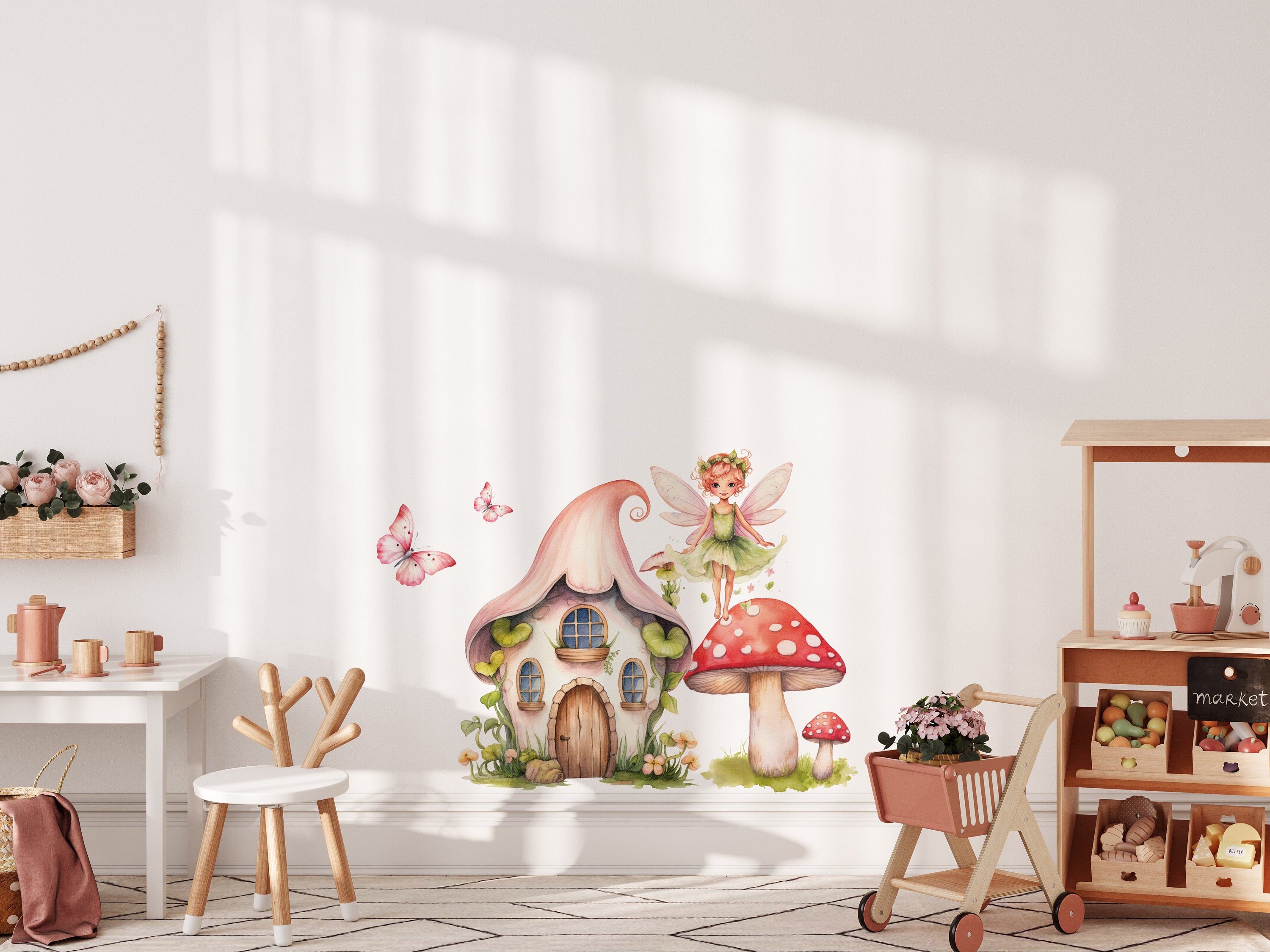 Fairy Wall Decals, Fairy Stickers, Girls Room Decor, Fairy Decor, Girls ...