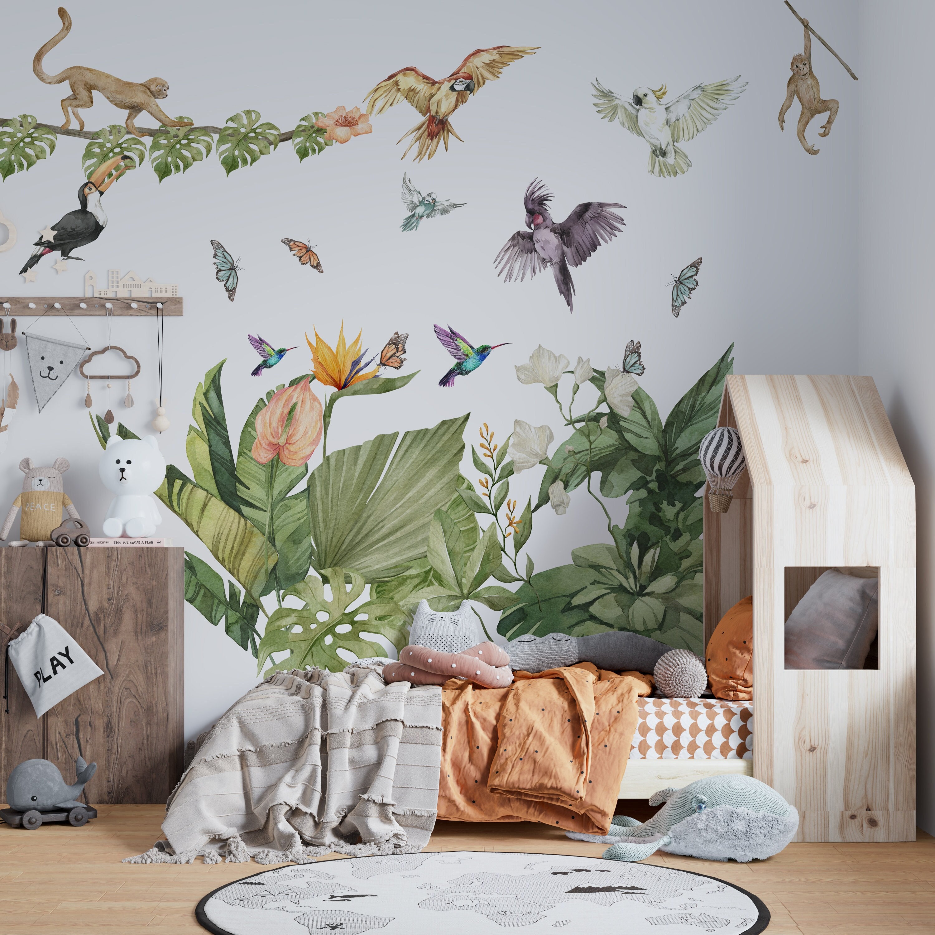 Stickers Jungle Adulte – Déco Exotique