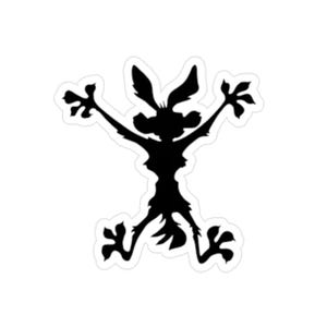 Funny Road Runner coyote dent bumper sticker Fun Car Decals Laptop Stickers