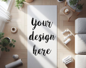 Yoga Mat Mock Up, Rubber Yoga Mat Mocks, Foam Yoga Mat Rug Mockup, Yoga Mockup, Floor Mat Mock up, Mat mockup, Yogamat, Runner Digital File