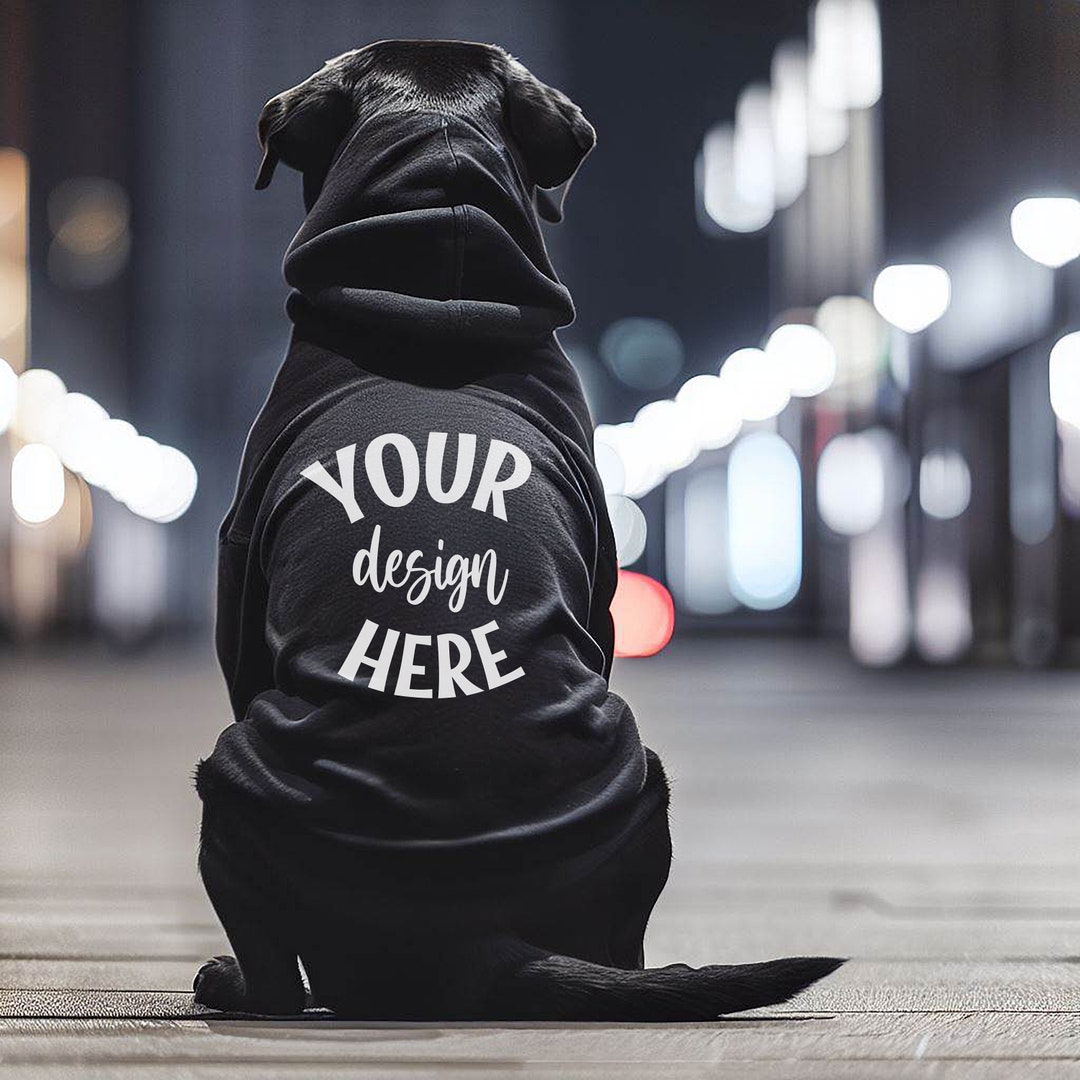 Dog Hoodie Mockup Dog Mockup Pet Hoodie Template Add Etsy