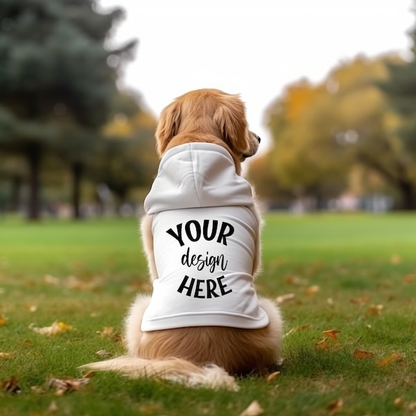 Dog Hoodie Mockup / Dog Mockup / Pet Hoodie Template / Agregue su propia imagen / Dog Mockup / Pet Mockup / Dog Sweater Mockup