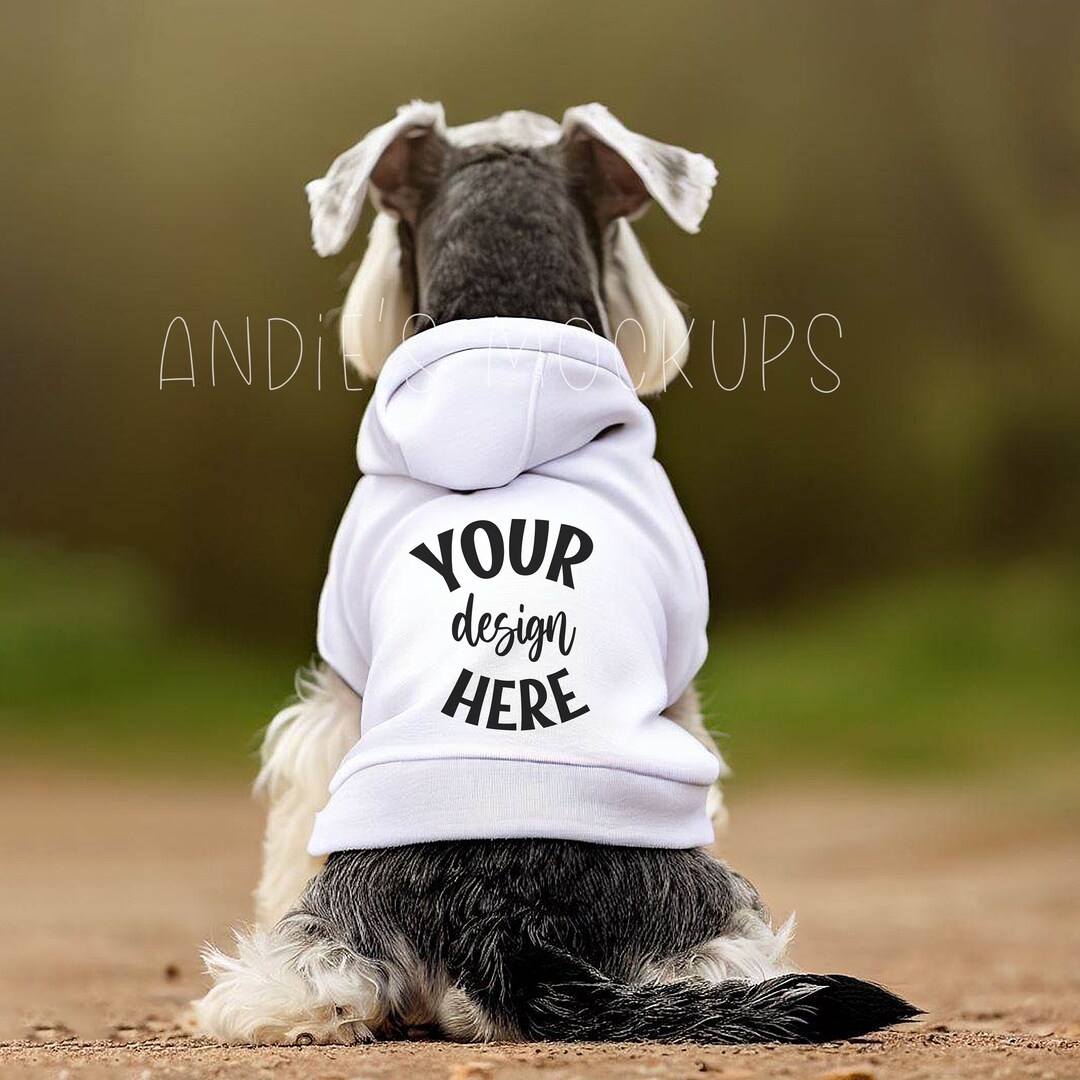 Dog Hoodie Mockup Dog Mockup Pet Hoodie Template Add Your Own Image Dog