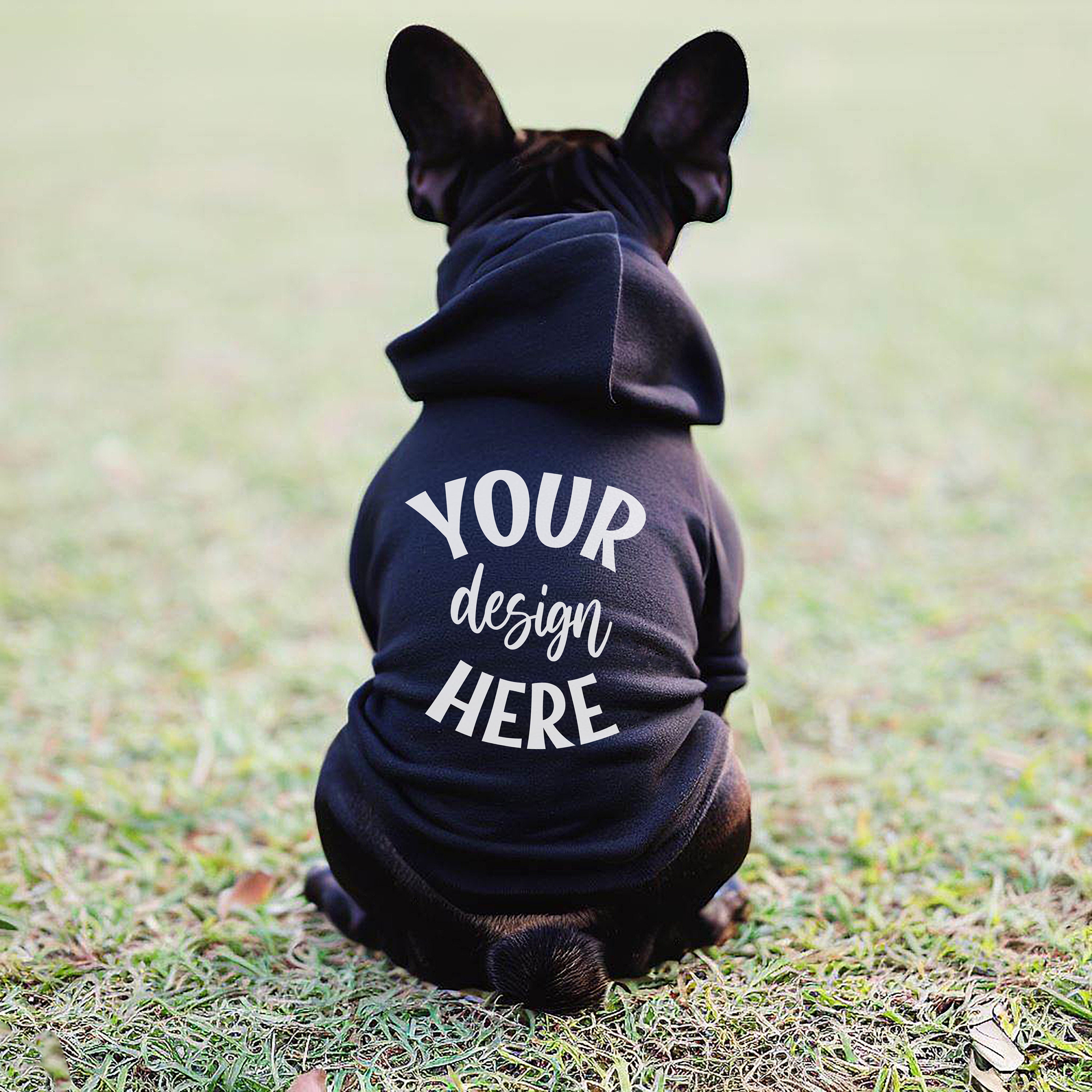 Dog Hoodie Mockup Dog Mockup Pet Hoodie Template Add Your Own Image Dog