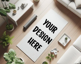 Yoga Mat Mock Up, Rubber Yoga Mat Mocks, Foam Yoga Mat Rug Mockup, Yoga Mockup, Floor Mat Mock up, Mat mockup, Yogamat, Runner Digital File
