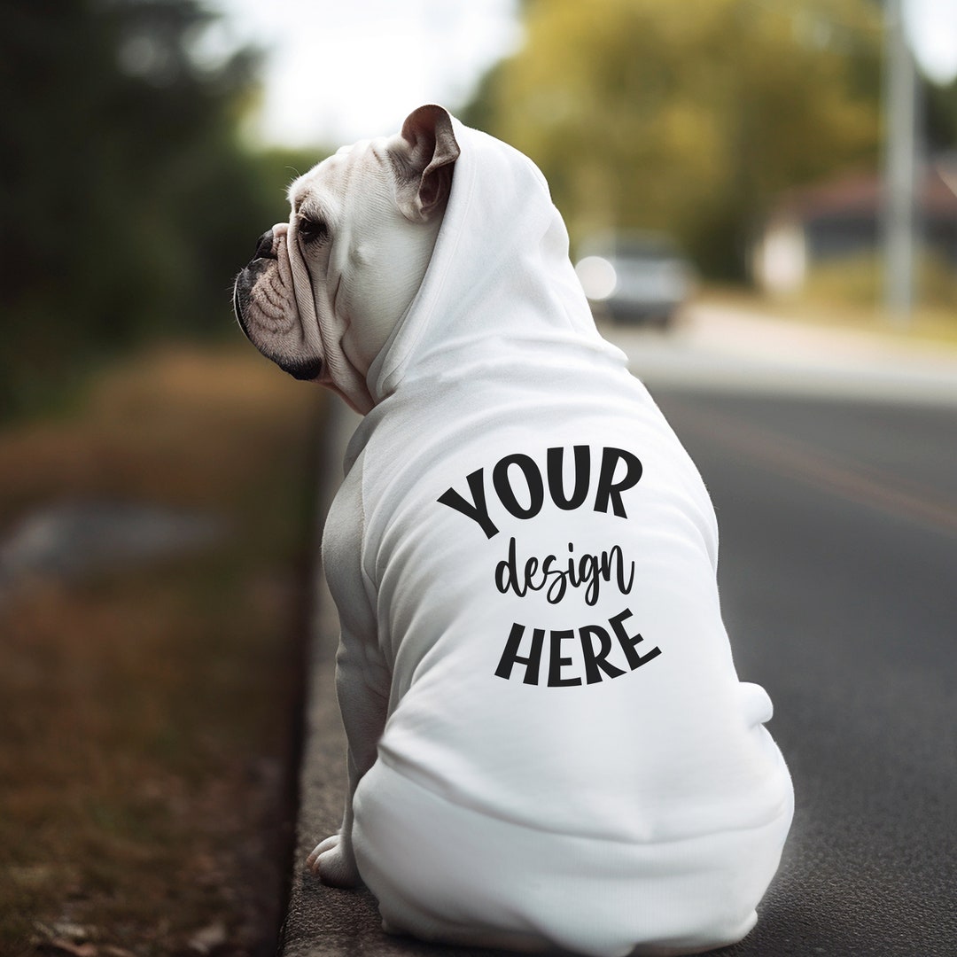 Dog Hoodie Mockup Dog Mockup Pet Hoodie Template Add Etsy