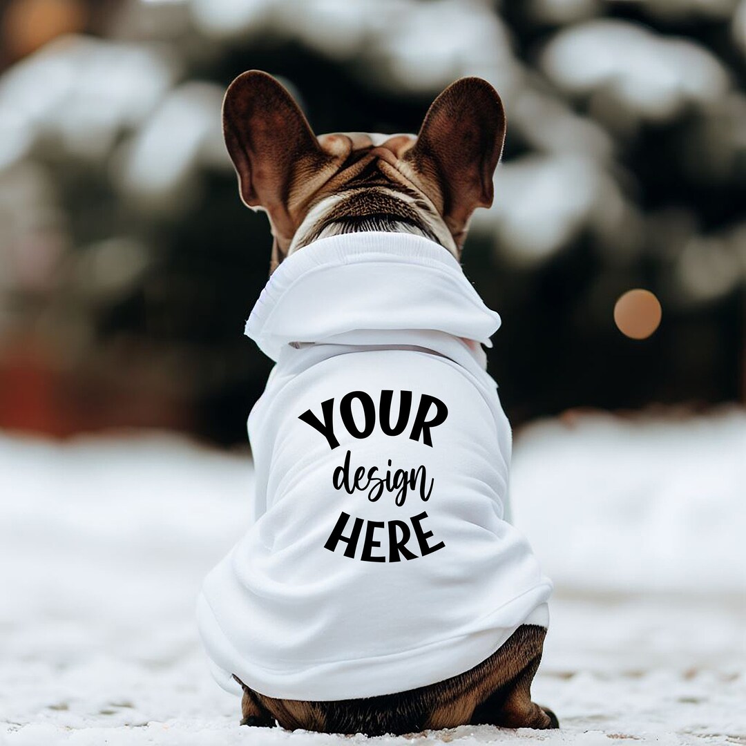 Christmas Dog Hoodie Mockup Dog Mockup Pet Hoodie Template Etsy