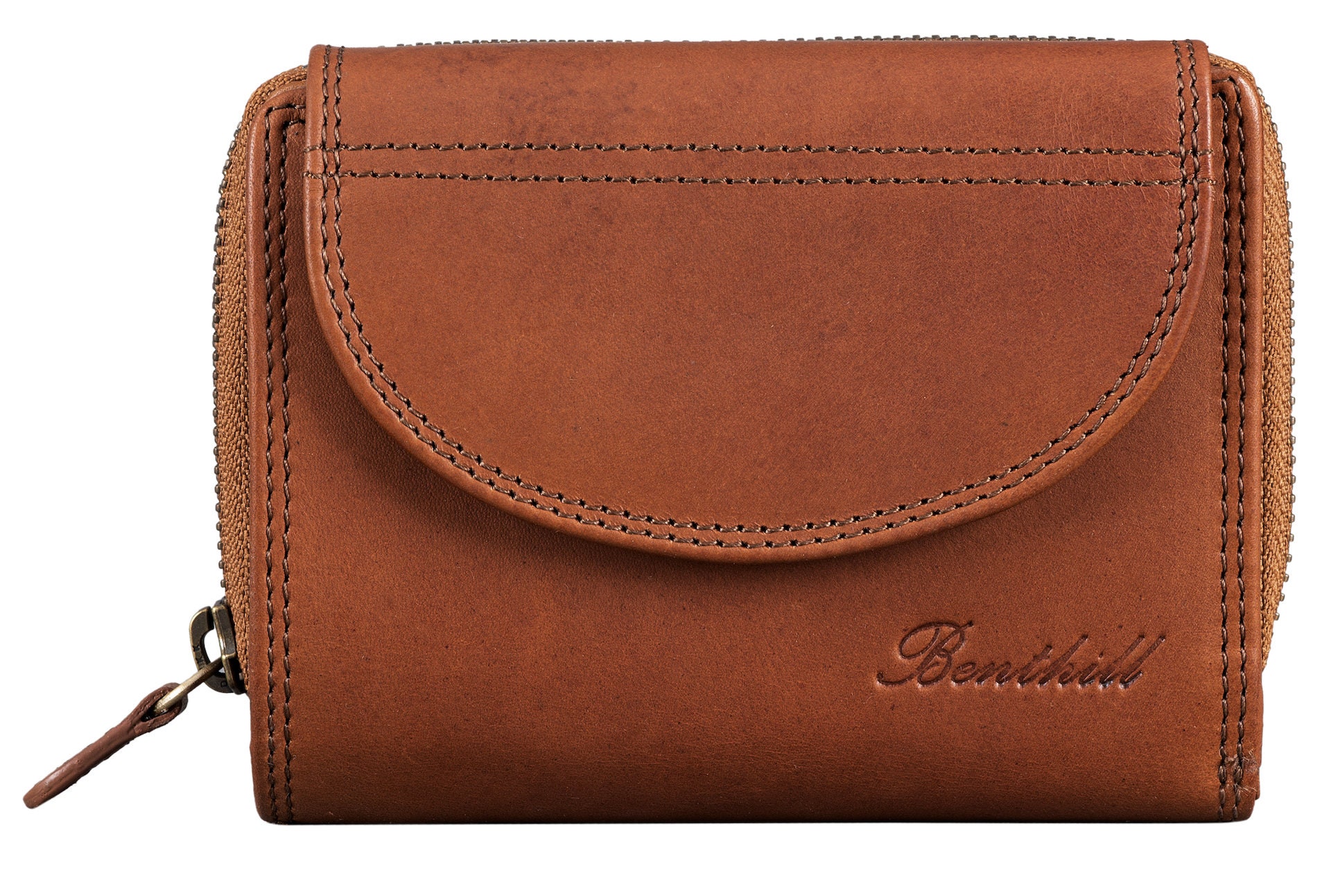 Women's Genuine Leather Wallet Compact Leather Wallet With Plenty of ...