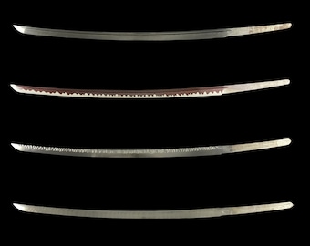 Part 1 Blades DIY Samurai Sword Blades Blades are hand forged from Damascus steel