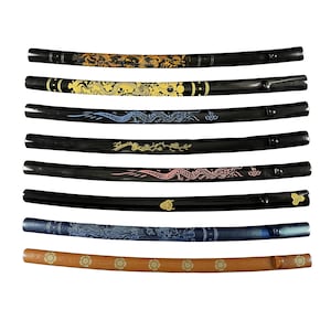 Part 2 Sheath  DIY Katana Engraved Series Sheaths Japanese Samurai Sword Sheaths