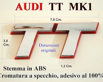 AUDI TT 8N MK1 Rear Emblem tts ttrs s rs Badge Logo Emblem Frieze Rear Emblem