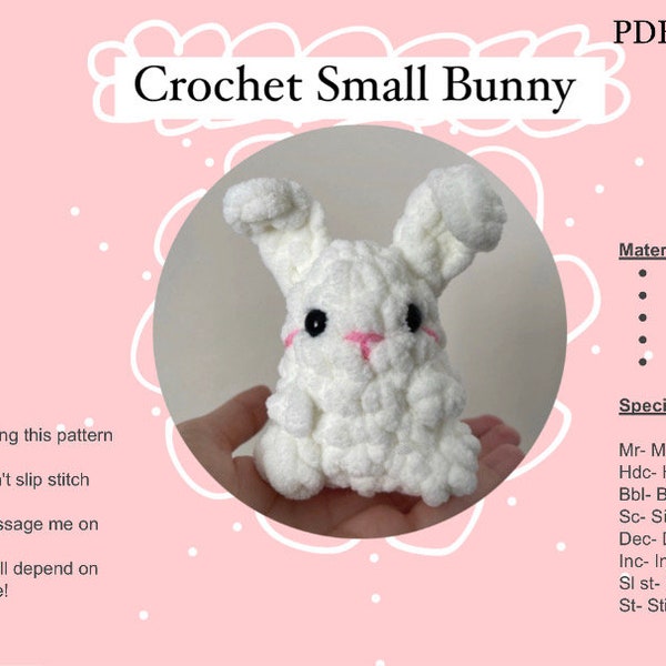 Chenille Bunny - Etsy