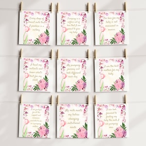 Tarjetas de afirmación de bombeo de leche, tarjetas de afirmación de nueva mamá, tarjetas de afirmación posparto de consultora de lactancia, regalo posparto de nueva mamá
