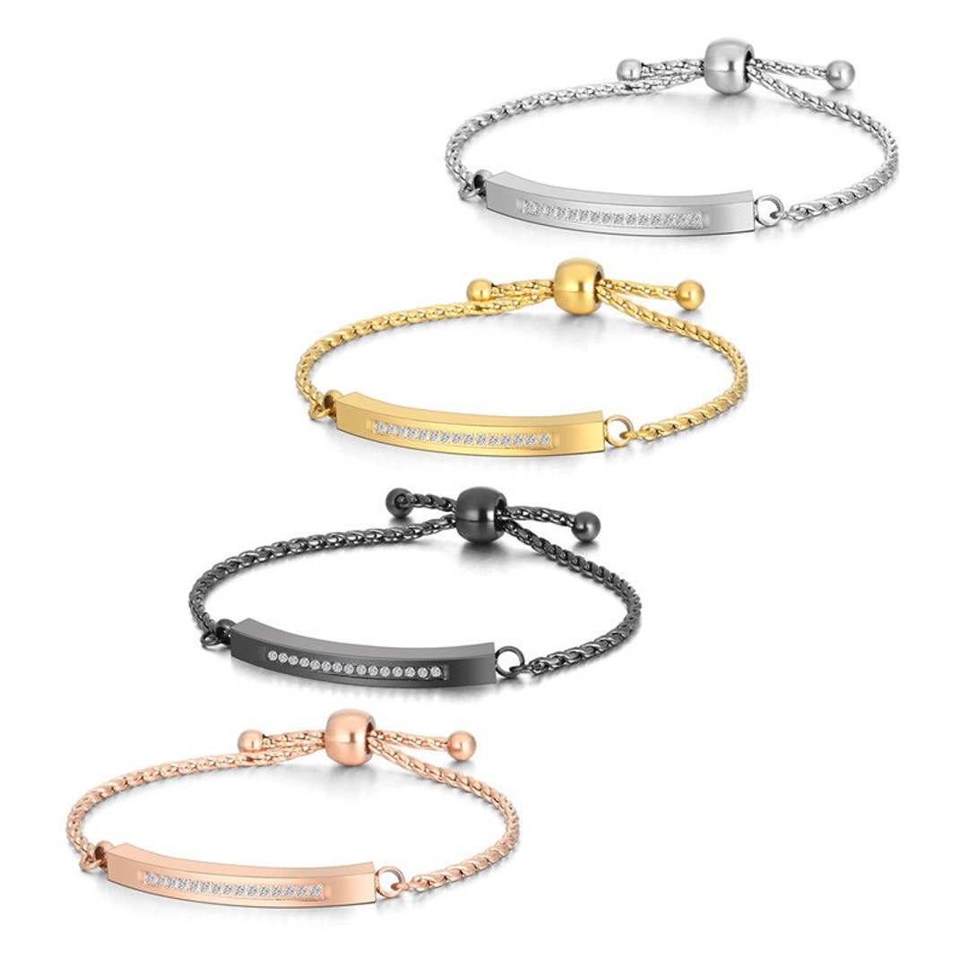 Stainless Steel Bracelet Crystal Cube Cremation Urn Locket Etsy