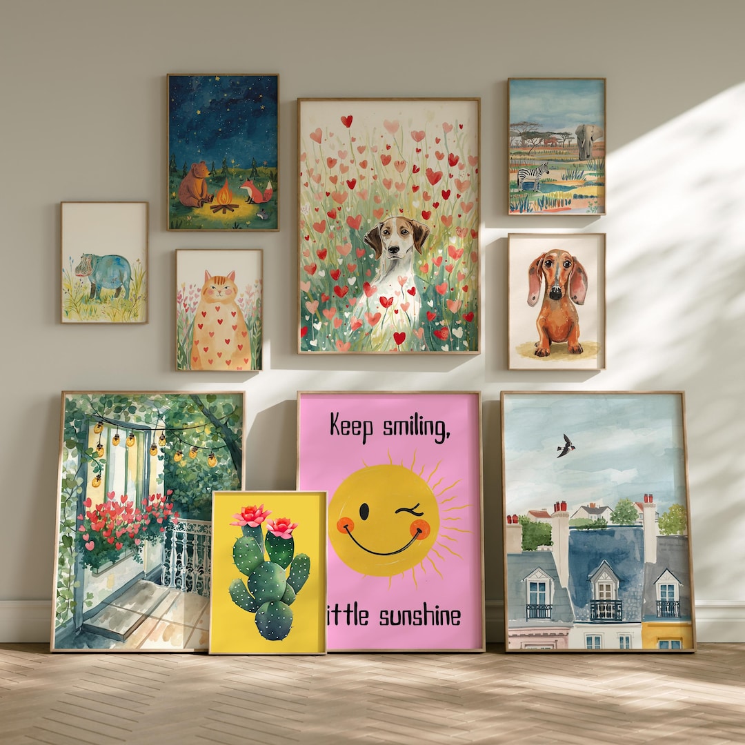 150 Printable Children's Posters • Baby Room Decor Posters • Printable