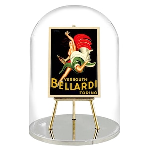 Vintage Style Advertising Poster Print Miniature 1920s Bellardi Vermouth Torino - Italy Vintage Style Liquor Mini Poster