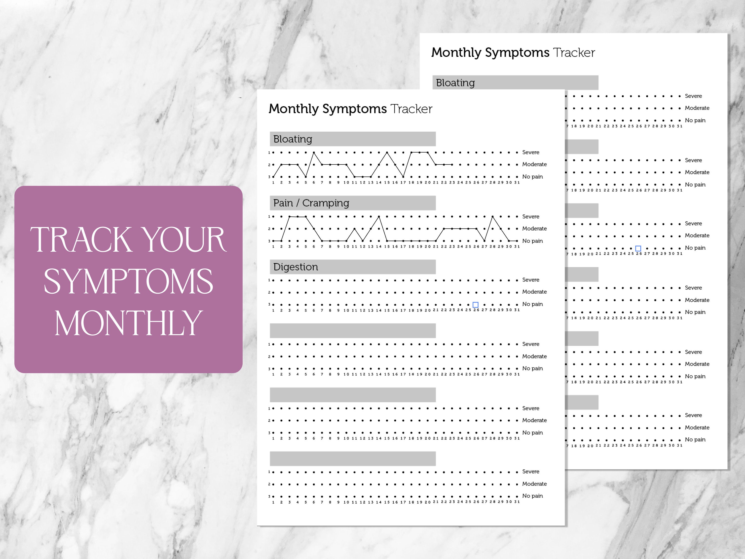 Food Sensitivity Journal Printable Food Symptomstracker Daily