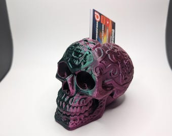 Calavera Schädel Visitenkartenhalter - 3D Gedruckt