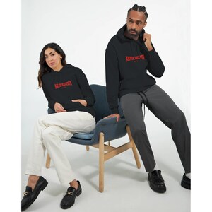 Antifascista Siempre Hoodie | Antifa Statement Hoodie | Unisex Gildan 18500 | Left-Wing Streetwear Outfit | Political Protest Sweater image 5