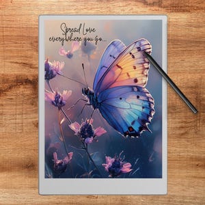 Bundle reMarkable Paper Pro |  reMarkable Sleep Screen | Instant Download | reMarkable Paper Pro templates | Butterfly