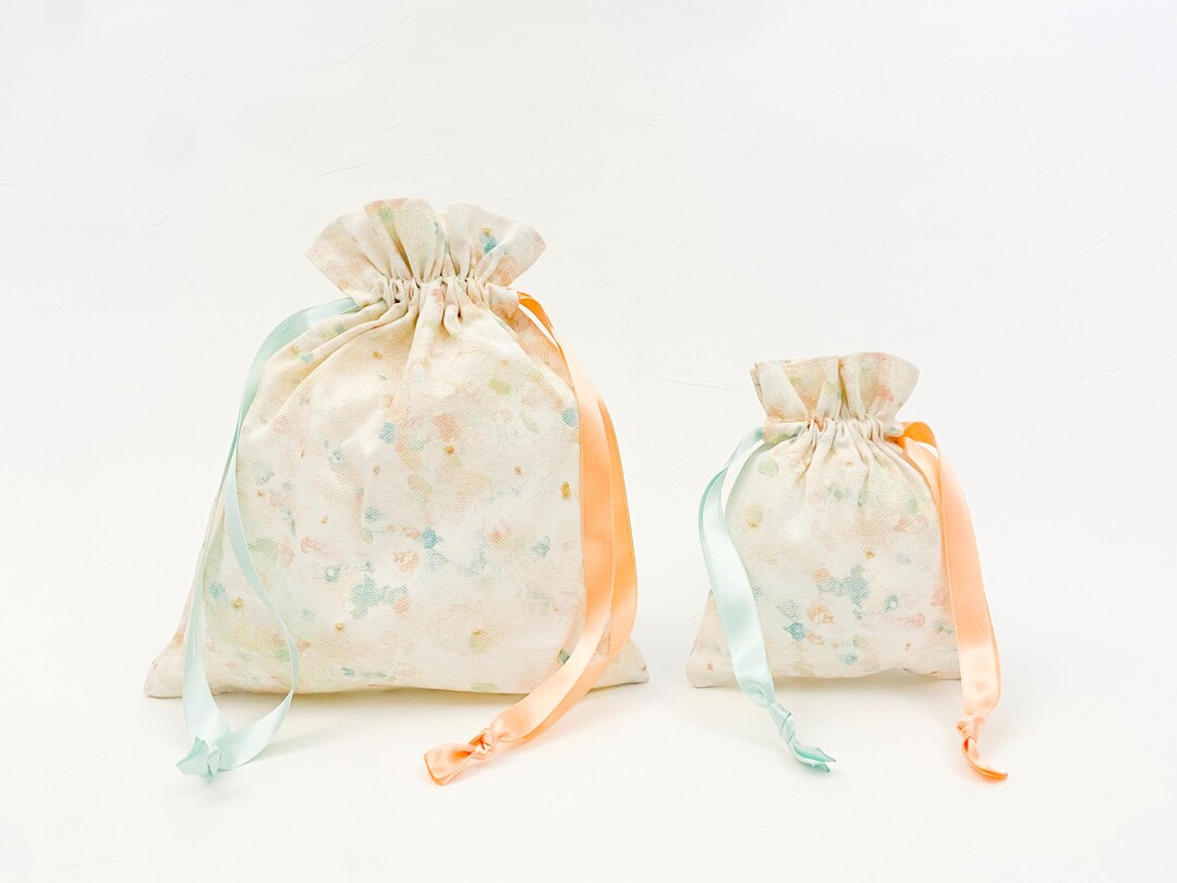 Drawstring Ribbon Ribbon Stripe Drawstring Bag - Etsy