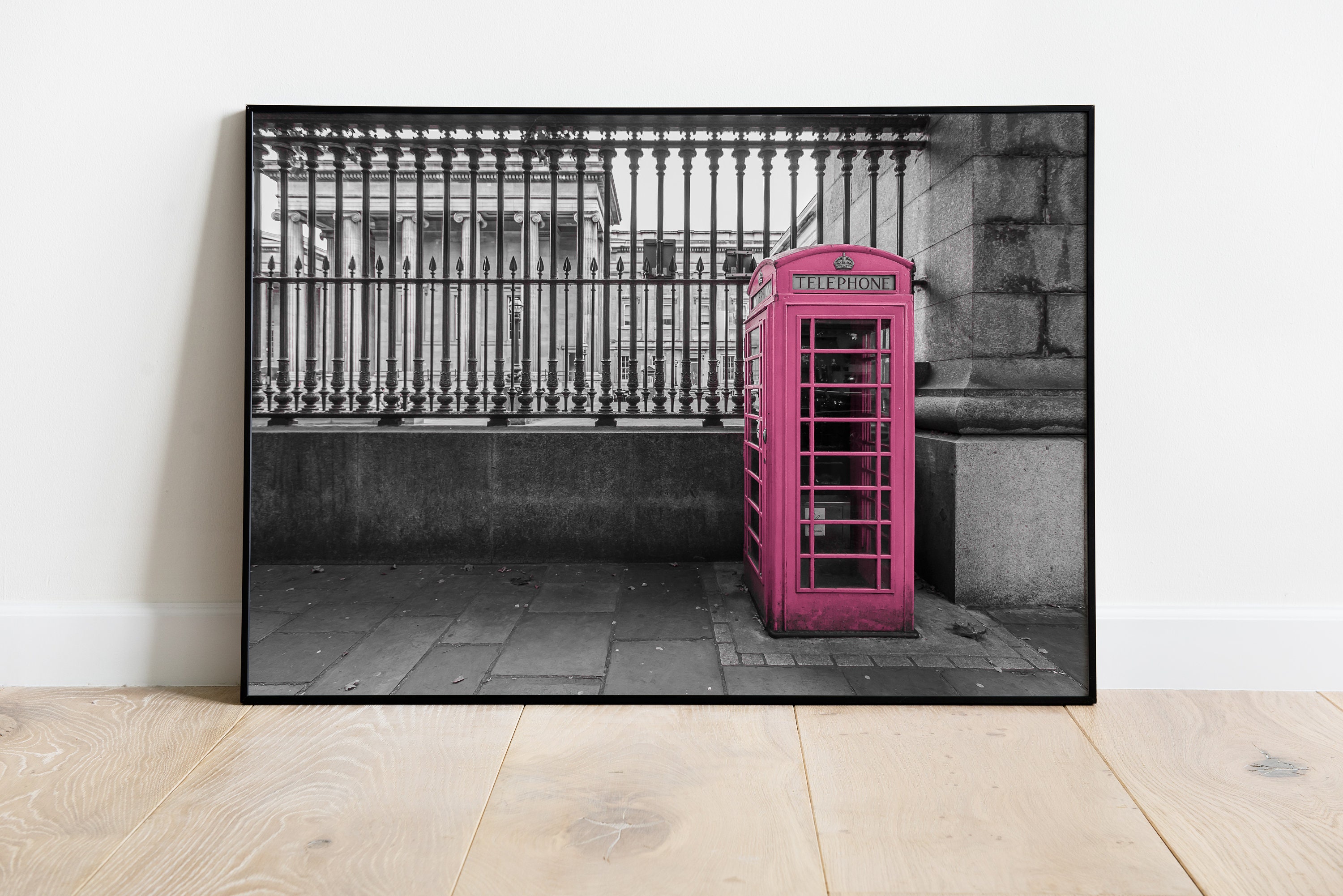 Pink telephone booth - Etsy 日本