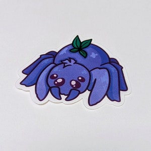 Blueberry Spider Sticker