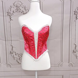 Corpiño de diamante rosa L