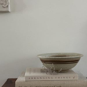Studio Pottery Bowl | Vintage Stoneware Bowl | Mid Century Ceramic Vessel | Handmade Ceramic Bowl | Vintage Earthenware Bowl | Artist Signed