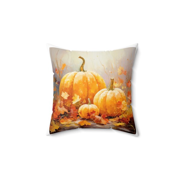 Halloween Pillow, Pumpkin home decor, Fall sign, indoor fall decor
