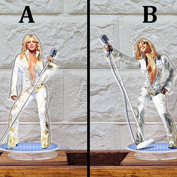 Britney Spears Decoración Figura Acrílica 15cm "Las Vegas", Britney Decorative Figure, Britney Muñeca, Britney Doll, Britney Art, Britney CD