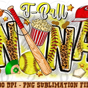 T-Ball Nana Png, Softball Nana, Softball Clipart, Sublimate, Transparent PNG file for sublimation, Softball Nana Png, Softball Nana Design