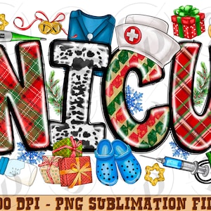 NICU Png, Nurse Christmas png, Merry Christmas, Nurse Png, Stethoscope Png,sublimation design,Christmas sublimation designs digital