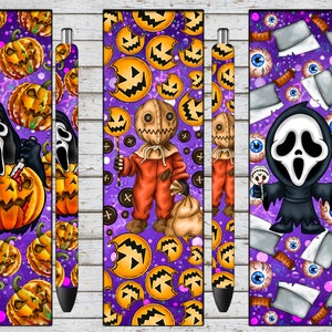 Halloween pen wrap png sublimation design download, Spooky pen wrap, pen wrap png, Halloween Design, Potion, Halloween Bat, Digital download