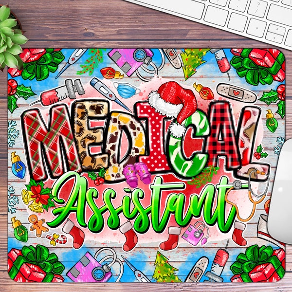 Christmas Medical Assistant mouse pad png sublimation design download, mouse pad png,Christmas png,mouse pad png, sublimate designs download