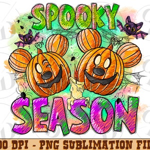 Spooky Season Png, Pumpkin Png, Happy Halloween Png, Spooky Png, Ghost, Western, Digital Download, Sublimation Design, Western png