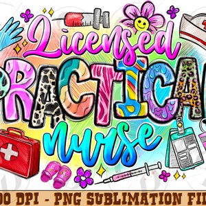 LPN Licensed Practical Nurse png sublimation design download, LPN Nurse png, Nurse life png, Nursing png, sublimate designs download