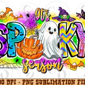 It&#39;s Spooky Season Png Designs, pumpkin sublimation designs downloads, Spooky Sublimation, Happy Halloween, Digital Download File