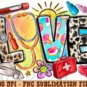 Love Nurse png sublimation design download, Nurse love png, Nurse life png, Nursing png, western love png, sublimate designs download