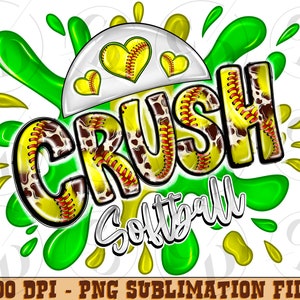 Crush Softball png sublimation design download, Softball Mom png, Softball Design png, Softball, Crush png, sublimate designs download