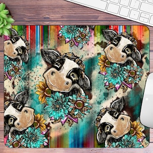 Baby Cow Mouse Pad Png, Calf Mouse Pad Png, Sublimation Design, Calf Png, Heifer Mouse Pad, Leopard Heart Heifer Mouse Pad Png Downloads