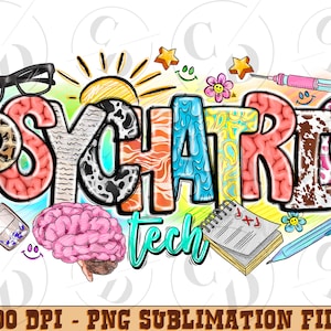 Psychiatric Tech Sublimation Design Downloads, Nurse Sublimation Design, Psychiatric Nurse Sublimation, Mental Health PNG Sublimation,Nurse