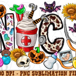 Halloween NICU nurse png, Nicu nurse png, Spooky nicu nurse png, Halloween nicu nurse png sublimation design and digital download