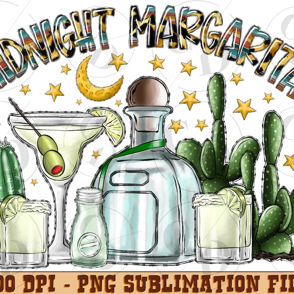 Midnight Margaritas png sublimation design download, Mexican Day png, cinco de mayo png, margarita png,fiesta png,sublimate designs download