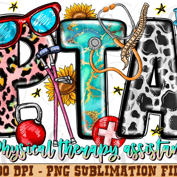 Physical Therapy Assistant png sublimate designs download, western Therapy Assistant png, Therapy Assistant png, sublimate designs download
