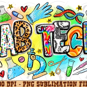 Lab Tech png sublimation design download, Lab Technician png, laboratory png, Medical png, western Lab Tech png, sublimate designs download